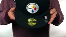 Steelers 6X 'TITLES SIDE-PATCH' Black Fitted Hat by New Era