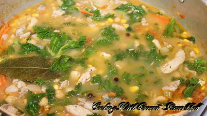 Video herunterladen: Chicken soup for weight loss - Chicken Kale Brown Rice - Home made soup!