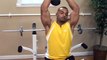 Bodybuilding Exercises   Bodybuilding  Overhead Two Hand Dumbbell Press
