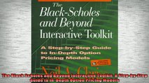 FREE DOWNLOAD  The Black Scholes and Beyond Interactive Toolkit A StepbyStep Guide to InDepth Option  BOOK ONLINE