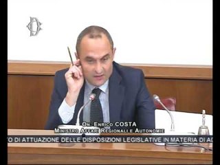 Roma - Adozioni ed affido, audizione Costa ed esperti (18.05.16)