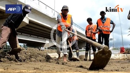 Kerja bersih Colombo bermula selepas banjir