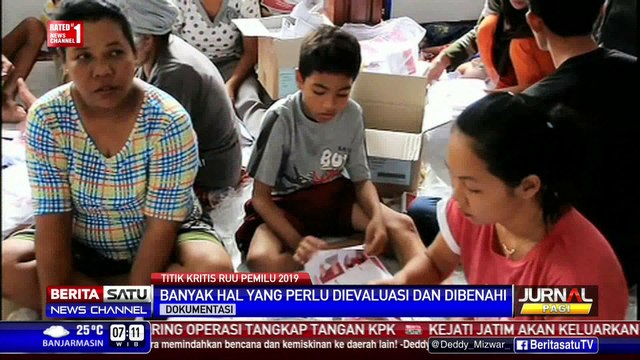 DPR Terlambat Bahas RUU Pemilu 2019