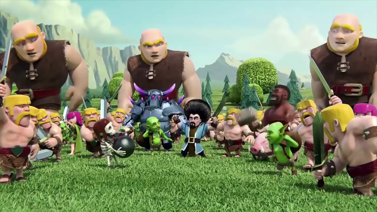 FILME CLASH OF CLANS, TODAS ANIMAÇÕES DE CLASH OF CLANS