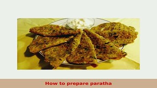 PDF  How to prepare paratha PDF Online