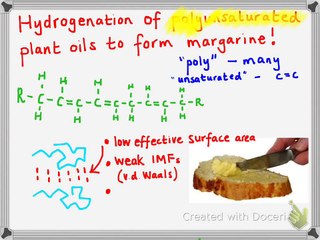 Hydrogenation of oils to form margarine