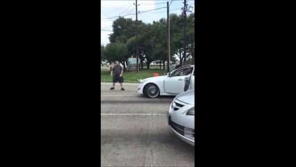 Pelea entre conductores en EU que no salió bien