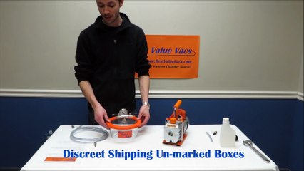 Best Value Vacs 2.75 quart Vacuum Chamber Kit