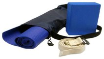 Yoga Kit For Beginners and Intermediates Mat Foam Block Strap Mat Bag