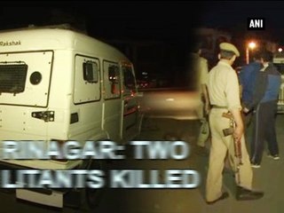 Srinagar Two militants killed