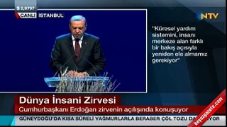 Cumhurbaşkanı Erdoğan Dünya İnsani Zirvesi'nde konuştu Haberi