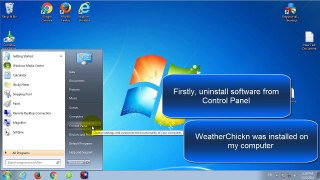 How to remove WeatherChickn