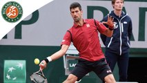 Temps forts Djokovic - Lu Roland-Garros 2016 / 1T
