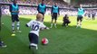 Young Tottenham fan, who lost his limbs to meningitis, enjoys half-time kickabout with substitutes at White Hart Lane du