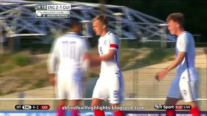 England U21 vs Guinea U23 7-1 All Goals & Highlights (23.05.2016)