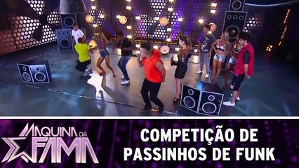 Patricia faz a competição de passinhos de funk