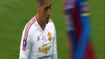 Chris Smalling Red Card Crystal Palace vs Manchester United 1-2 • 2016 FA Cup Final.