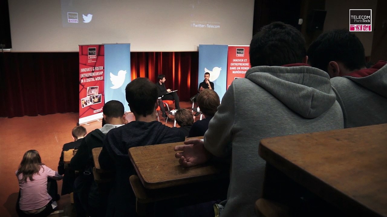 Jack Dorsey, Twitter's founder, at Telecom ParisTech (40' version)