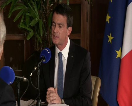 Nécessité d'un accord de paix entre Israël et Palestine, blocages de raffineries, loi Travail et extrême droite : Manuel Valls répond aux questions de Jean-Pierre Elkabbach