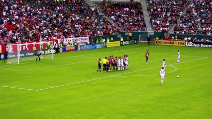 David Beckham Freekick 2010-10-03, LA Galaxy vs Chivas USA