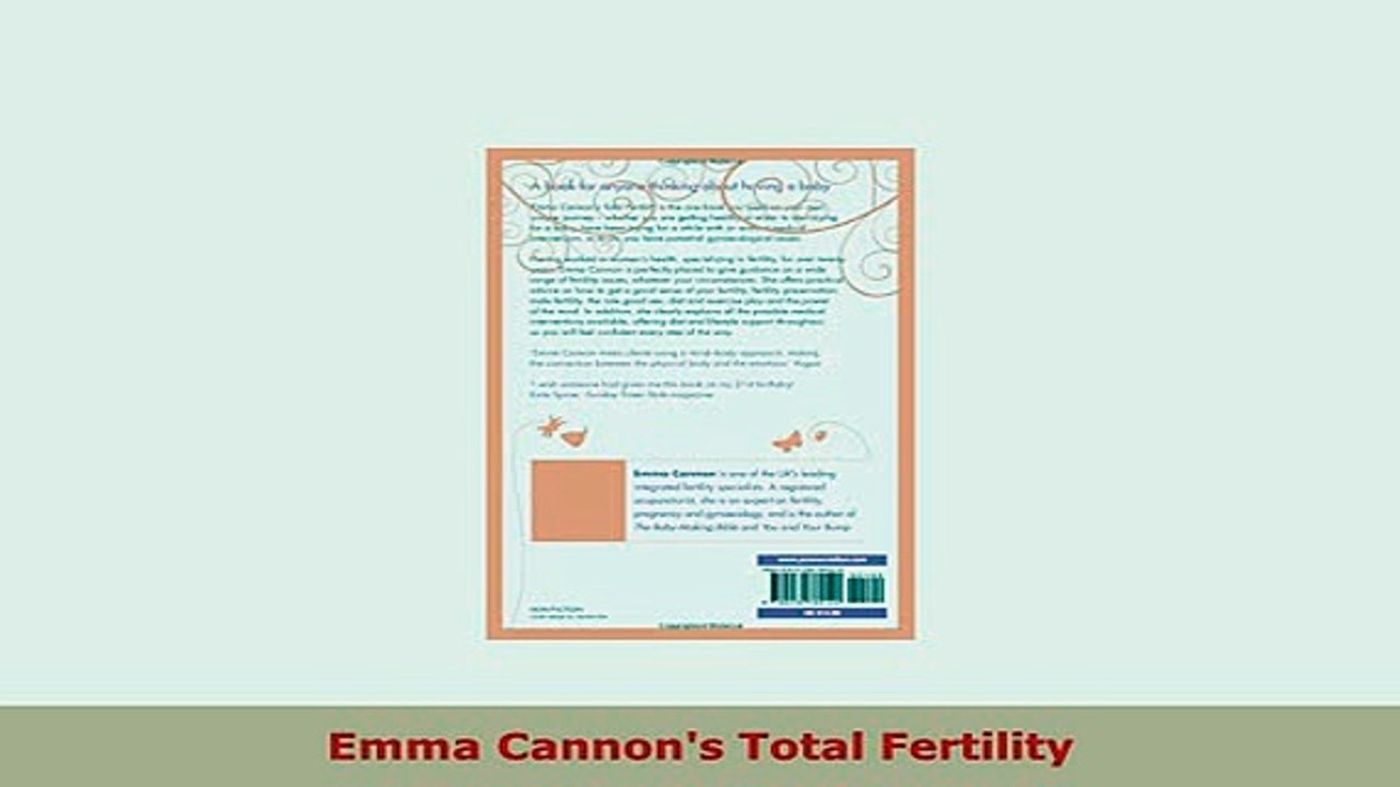 Download  Emma Cannons Total Fertility Download Online