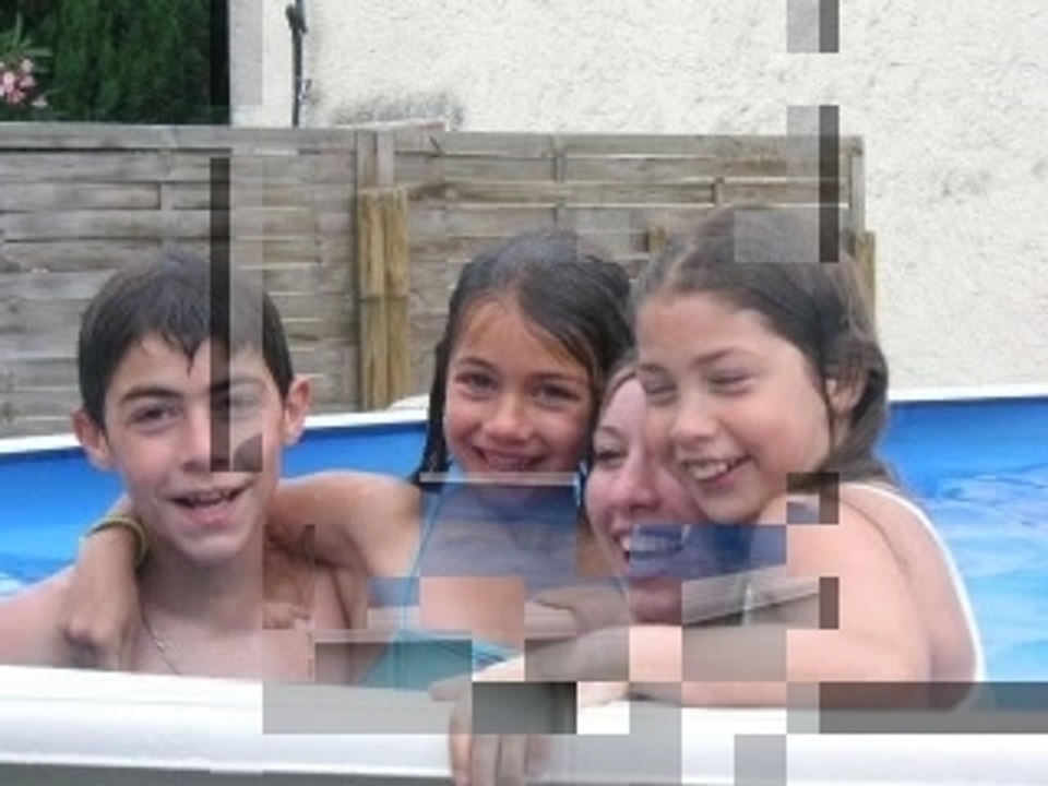 A la piscine