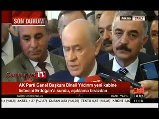Bahçeli'den gazetecilere sert tepki