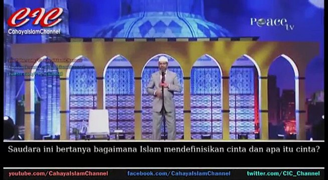 Pemuda Lugu Bertanya APA ITU CINTA - - Dr Zakir Naik Sub Indo