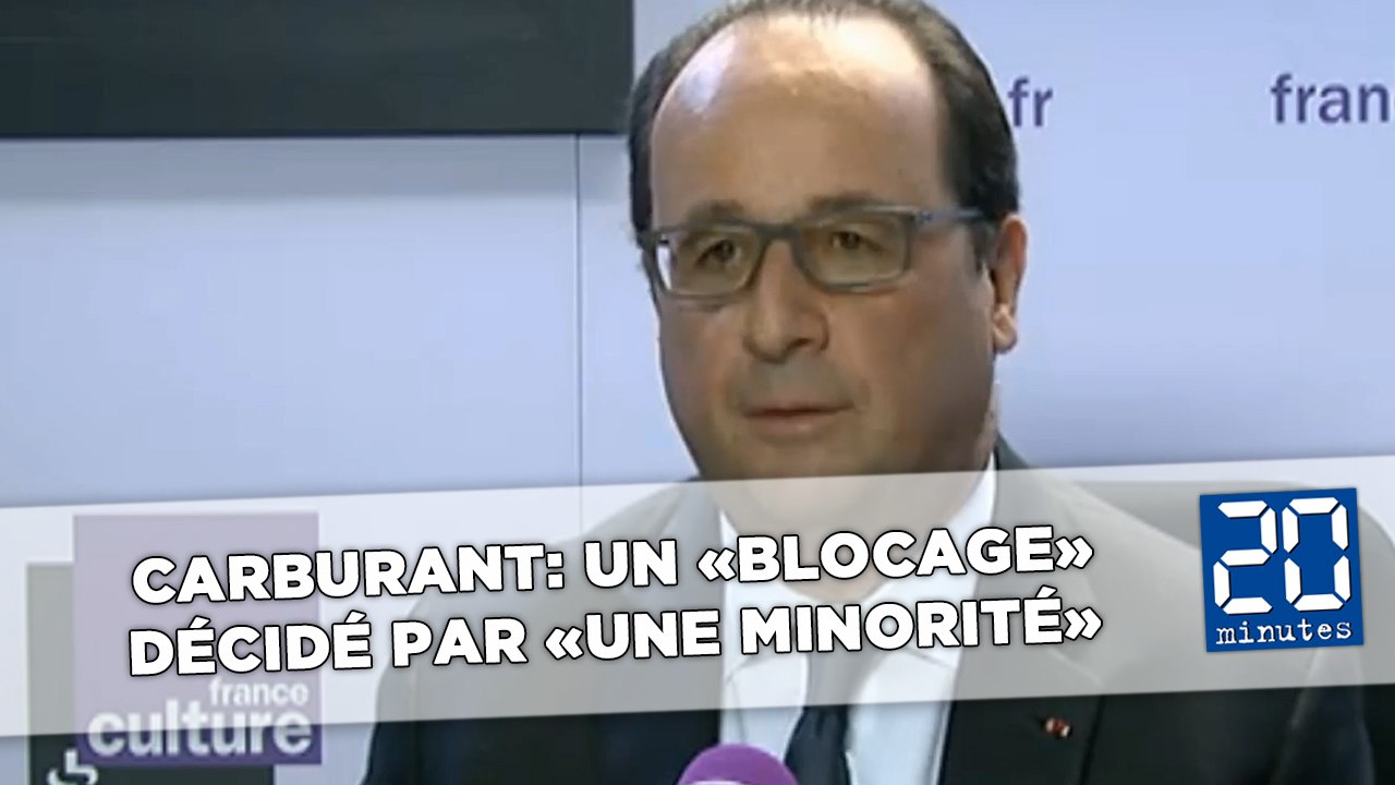 Pénurie de carburant: «Une minorité voudrait tout bloquer»