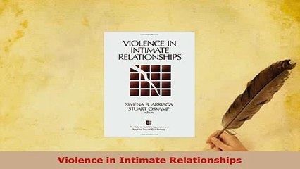 PDF  Violence in Intimate Relationships PDF Full Ebook