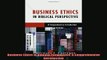 Read here Business Ethics in Biblical Perspective A Comprehensive Introduction