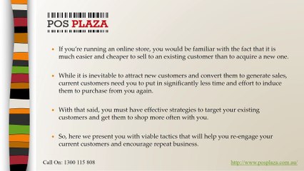 Tactics to Keep Your Existing Customers Coming Back for More