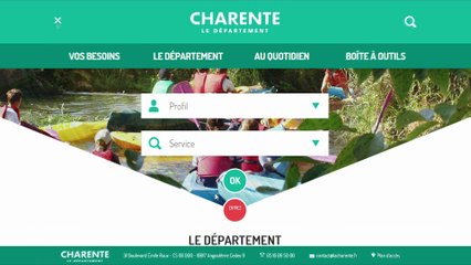 À la découverte du nouveau site Internet du Département