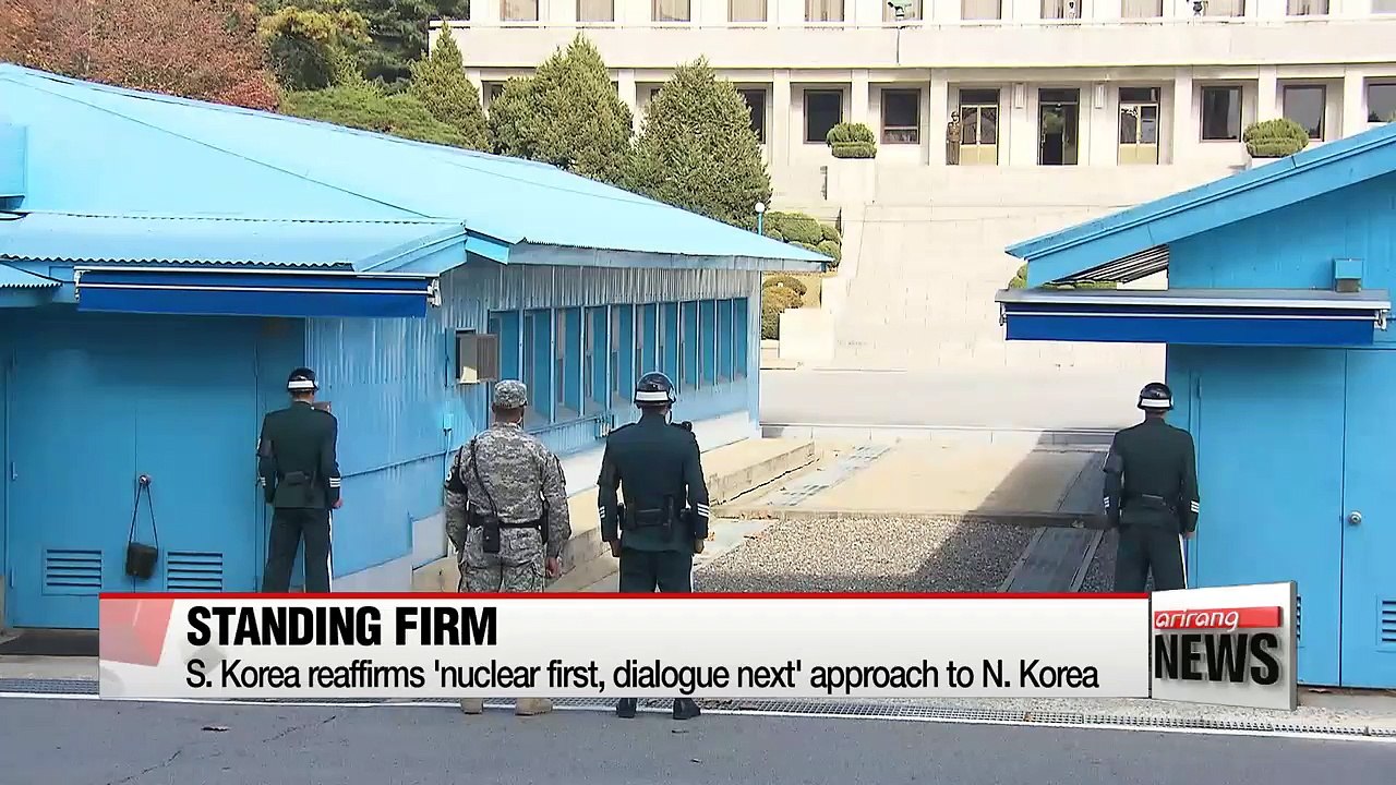 S. Korea stands firm on denuclearization efforts before inter-Korean dialogue