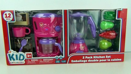 Peppa Pig Toy Kitchen Set,Coffee Maker,Blender,Mixer Cooking Playset Toy Food