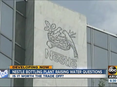 Nestle bottling plant raising water questions