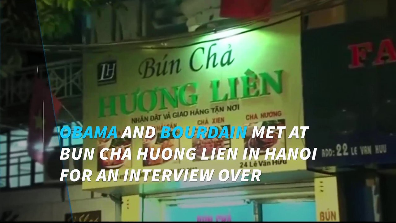 Barack Obama and Anthony Bourdain meet up in Hanoi for $6 dinner