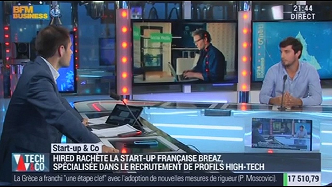 Start-up & Co: Hired rachète Breaz, le spéciali...