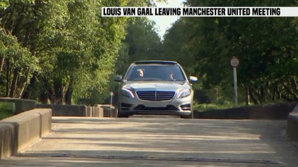 Van Gaal tesislerden böyle ayrıldı