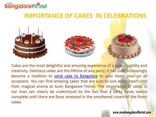 Delicious Cakes for Your Loved Ones in Bangalore