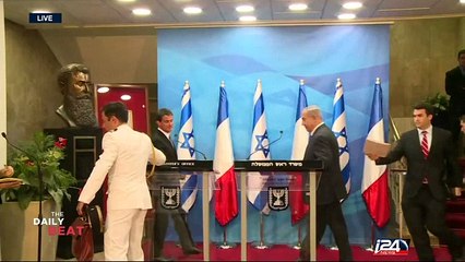 Valls in Ramallah: French PM meets Palestinian counterpart over peace initiative