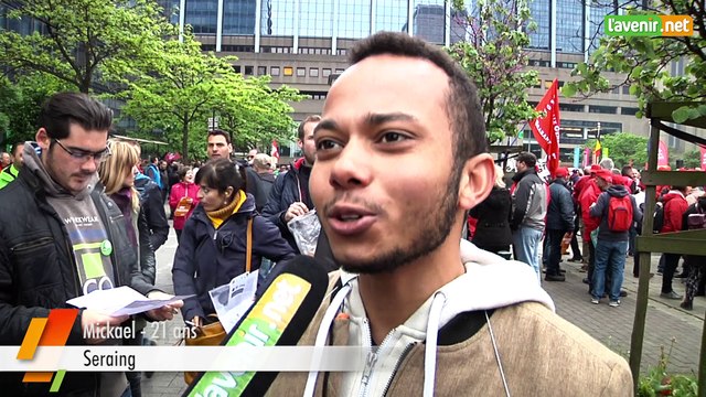 L'Avenir - Ils ont moins de 25 ans et ils manifestent à Bruxelles
