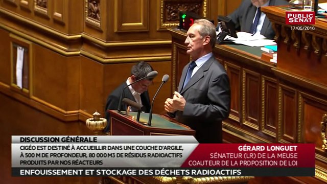 PPL sur le stockage des déchets radioactifs - Les matins du Sénat (24/05/2016)
