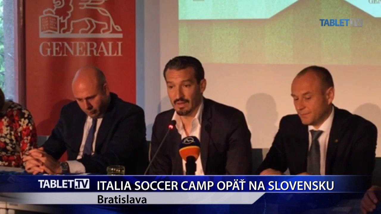 ZÁZNAM: Ambasádorom Italia Soccer Camp-u je majster sveta Zambrotta 
