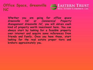 Office Space, Greenville NC