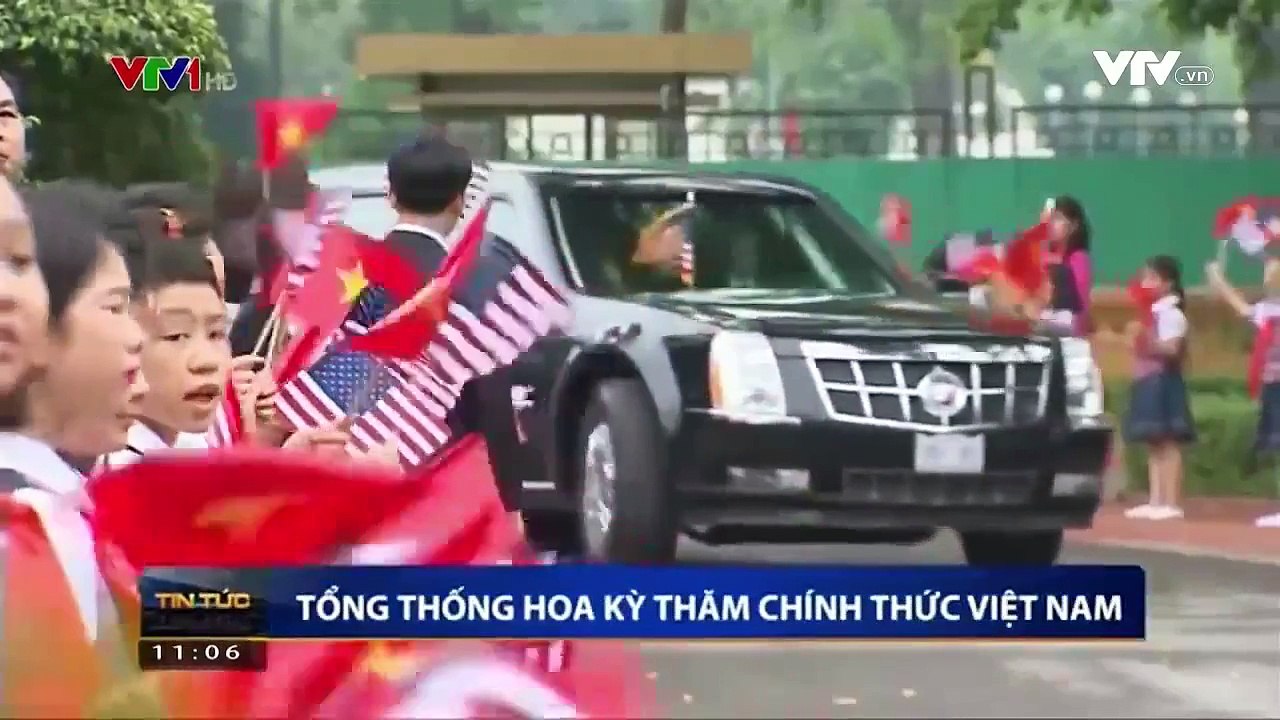 Press conference between President Tran Dai Quang and President President Obama