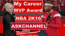 NBA 2K16 PS4 My Career - MVP Award! Playoffs 2016