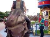 Man Rides a T-Rex Like a Horse -By Funny & Amazing Videos Follow US!!!!!!!!