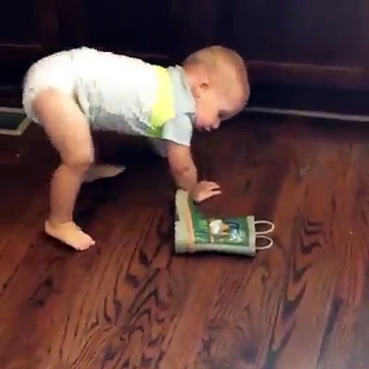 Boy helping no one...