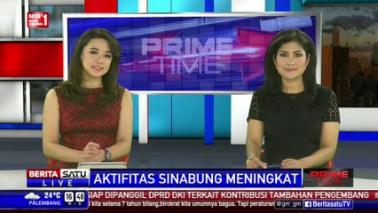 Aktivitas Naik, Gunung Sinabung  2 Kali Erupsi